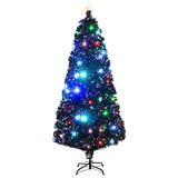 VIDAXL -Weihnachtsbaum mit LED und Standard 180 cm Faserfaser