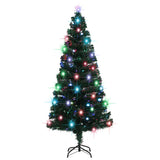 VIDAXL -Weihnachtsbaum mit LED und Standard 180 cm Faserfaser