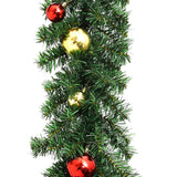Vidaxl Weihnachtsgirlande mit Weihnachtskugeln 20 m dekoriert