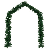 Vidaxl Weihnachten Girlanden 4 ST 270 cm PVC Grün