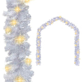VidaXL Weihnachtsgirlande mit LED-Lichtern 5 m Weiß