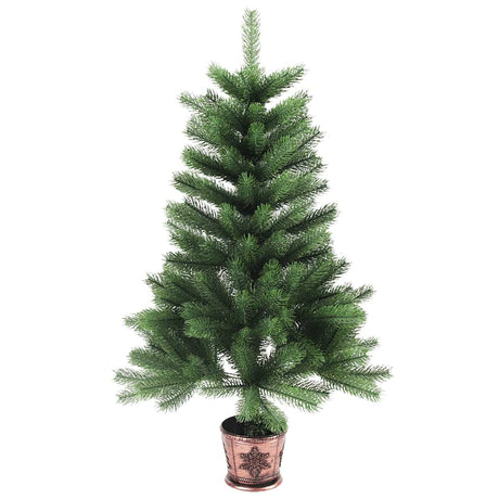 Vidaxl Kunstkerstboom mit lebensechten Nadeln 65 cm Grün