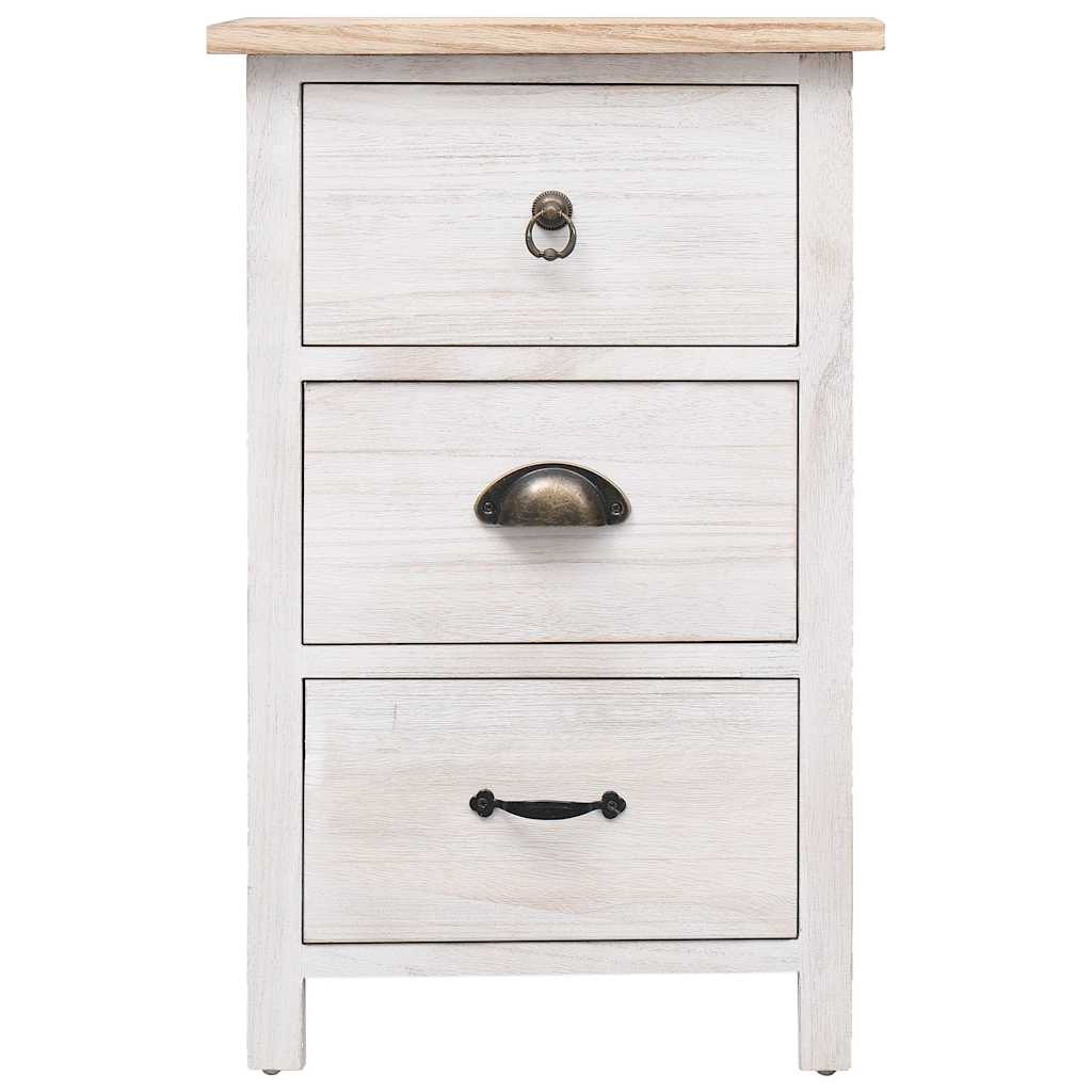 Vidaxl bijzetkast 35x25x57 cm paulowniahout