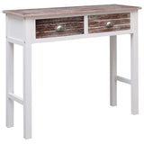 Vidaxl wandtafel 90x30x77 cm hout bruin