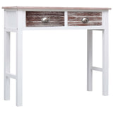 Vidaxl wandtafel 90x30x77 cm hout bruin