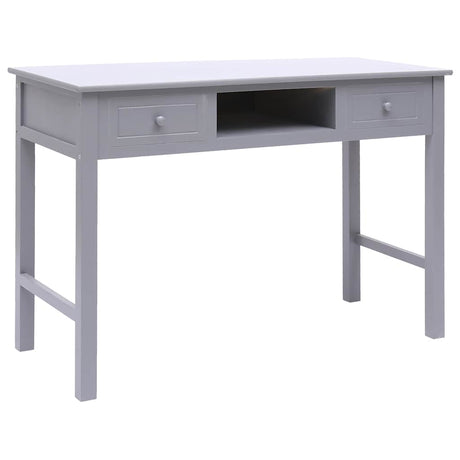 Vidaxl schrijftafel 110x45x76 cm hout grijs