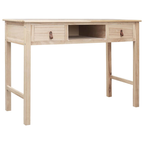 Vidaxl schrijftafel 110x45x76 cm hout naturel