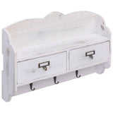 Vidaxx Wandgarderobe 50x10x34 cm Holz weiß