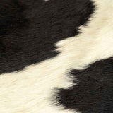 Vidaxl Teppich 150x170 cm echtes Rindfleischhaut schwarz und weiß