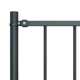 Vidaxl HEK -Panel mit Pfosten 1,7x1 m Pulver -beschichteter Stahl -Anthrazit