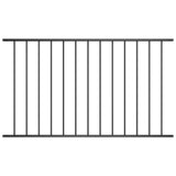 Vidaxl HEK Panel 1,7x1,25 m Pulver -bezogenem Stahl schwarz
