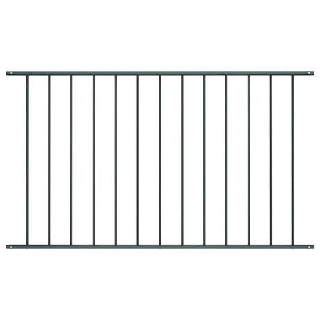 VIDAXL Zaunpanel -Pulver -Stahl 1,7 x 0,75 m Anthrazit