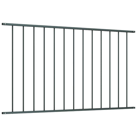 VIDAXL Zaunpanel -Pulver -Stahl 1,7 x 0,75 m Anthrazit