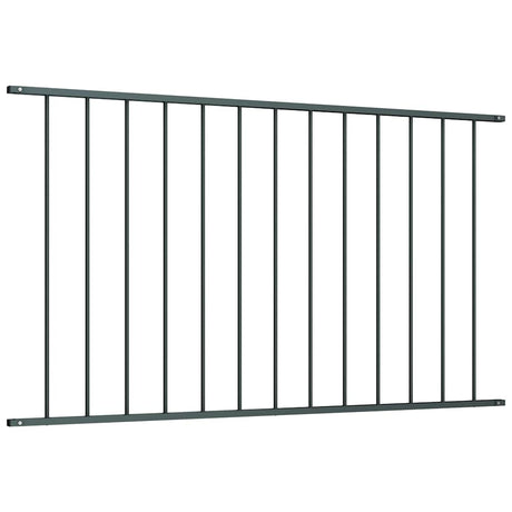 VidaXL Zaunelement pulverbeschichteter Stahl 1,63x0,75 m Anthrazit