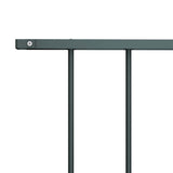 VIDAXL Zaunpanel -Pulver -Stahl 1,7 x 0,75 m Anthrazit