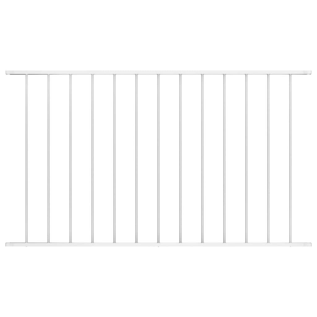 Vidaxl HEK Panel 1,7x1 m Pulver -bewegtem Stahlweiß
