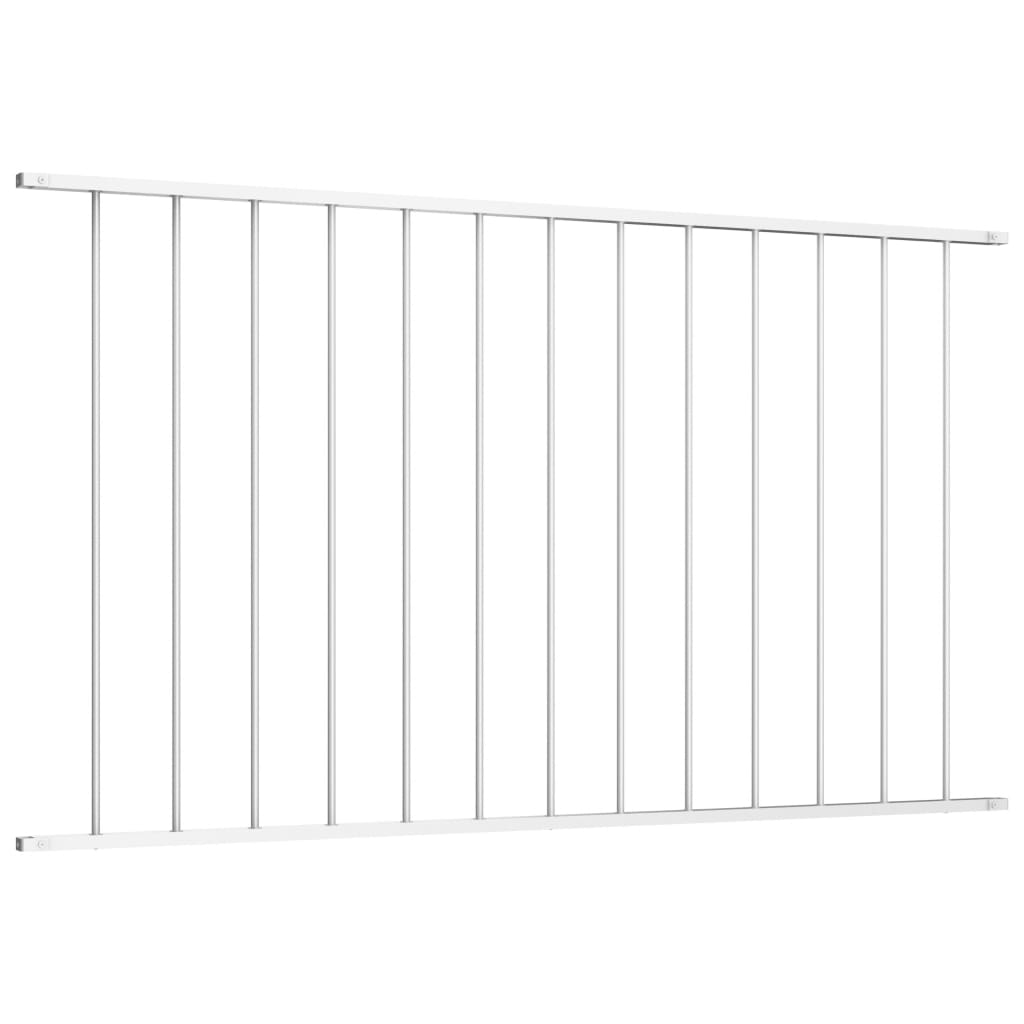 Vidaxl HEK Panel 1,7x1 m Pulver -bewegtem Stahlweiß