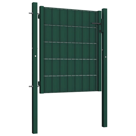 Vidaxxl Tor 100x81 cm PVC und Stahl grün