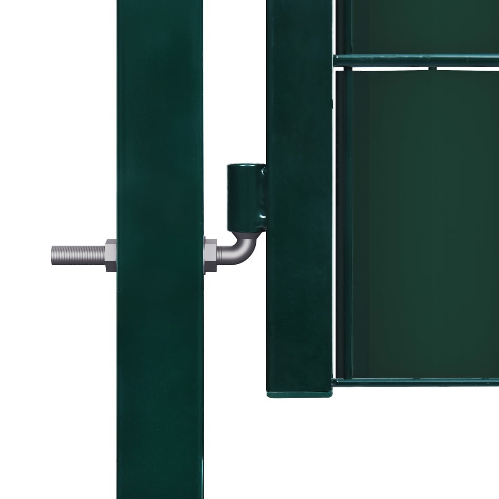 VidaXL Tor 100x204 cm PVC und Stahl grün