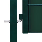 VidaXL Tor 100x204 cm PVC und Stahl grün