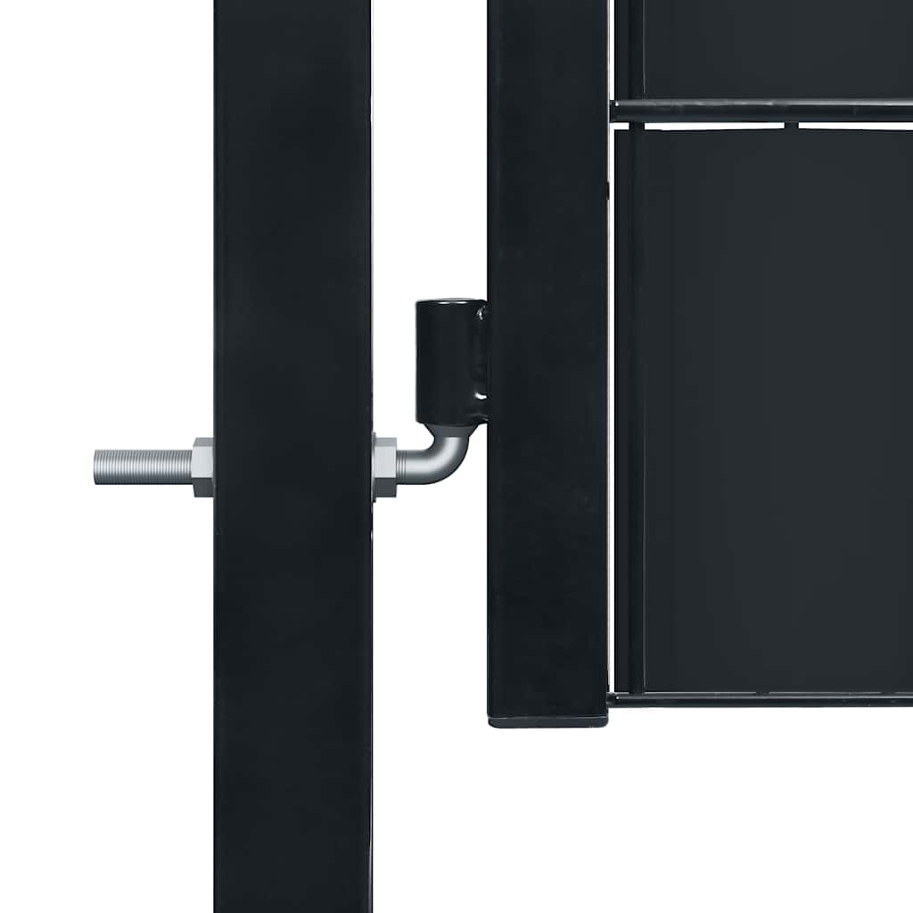VIDAXL -Port 100x81 cm PVC und Stahl -Anthrazit -ausgelöst