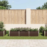 Vidaxl Pflanzer Einsatz 240x80x45 cm verzinkter Stahlbraun