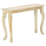 Vidaxl consoletafel 110x35x77 cm massief mangohout