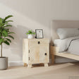 Vidaxl nachtkastje 40x30x50 cm massief mangohout