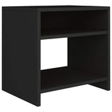 Vidaxl nachtkastje 40x30x40 cm bewerkt hout zwart