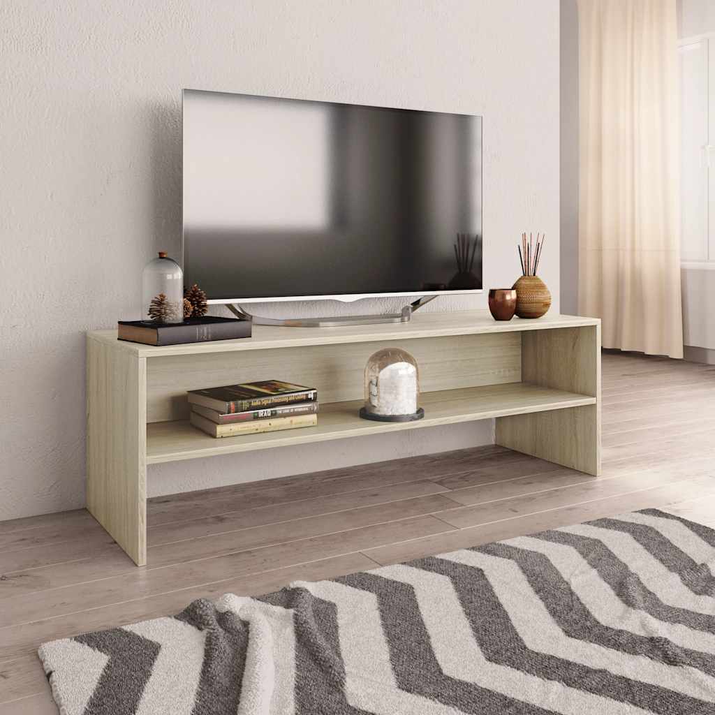 Vidaxl tv-meubel 120x40x40 cm bewerkt hout sonoma eikenkleurig