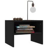 Vidaxl nachtkastjes 2 st 40x30x30 cm bewerkt hout zwart
