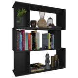 Vidaxl boekenkast kamerscherm 80x24x96 cm bewerkt hout zwart