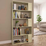 Vidaxl boekenkast kamerscherm 80x24x159 cm bewerkt hout sonoma eiken