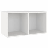 Vidaxl opbergbox voor lp's 71x34x36 cm bewerkt hout wit