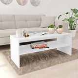 Vidaxl salontafel 100x40x40 cm bewerkt hout wit