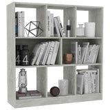 Vidaxl boekenkast 97,5x29,5x100 cm bewerkt hout betongrijs