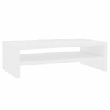 Vidaxl monitorstandaard 42x24x13 cm bewerkt hout wit