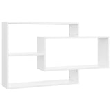 Vidaxl wandschappen 104x20x58,5 cm bewerkt hout wit