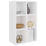 Vidaxl boekenkast dressoir 66x30x98 cm bewerkt hout wit