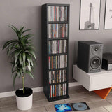 Vidaxl cd-kast 21x20x88 cm bewerkt hout zwart
