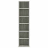 Vidaxl cd-kast 21x20x88 cm bewerkt hout betongrijs