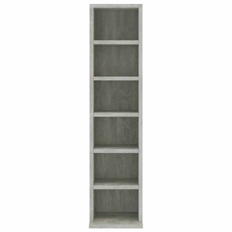 Vidaxl cd-kast 21x20x88 cm bewerkt hout betongrijs