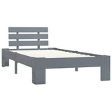 Vidaxl bedframe massief grenenhout grijs 100x200 cm