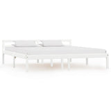 Vidaxl bedframe massief grenenhout wit 180x200 cm