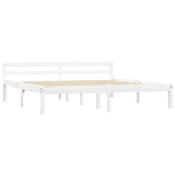 Vidaxl bedframe massief grenenhout wit 180x200 cm