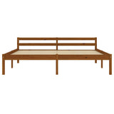 Vidaxl bedframe massief grenenhout honingbruin 180x200 cm