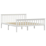 Vidaxl bedframe massief grenenhout wit 160x200 cm