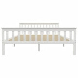 Vidaxl bedframe massief grenenhout wit 160x200 cm