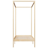 Vidaxl hemelbedframe massief grenenhout 100x200 cm