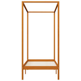 Vidaxl hemelbedframe massief grenenhout honingbruin 90x200 cm